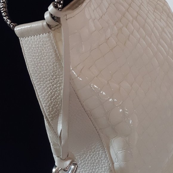 Brighton CHER White Patent Leather Bag - Picture 6 of 7